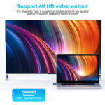 100W USB C Magnetic Adapter PD 100W Fast Charging 10Gbs Data Transfer - Image 5