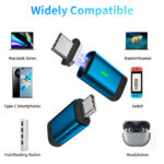 100W USB C Magnetic Adapter PD 100W Fast Charging 10Gbs Data Transfer - Image 6