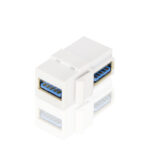 90 Degree USB A 3.2 Keystone Jack