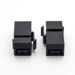 USB 3.2 A Female to A Female Keystone Coupler Adapte - Image 4