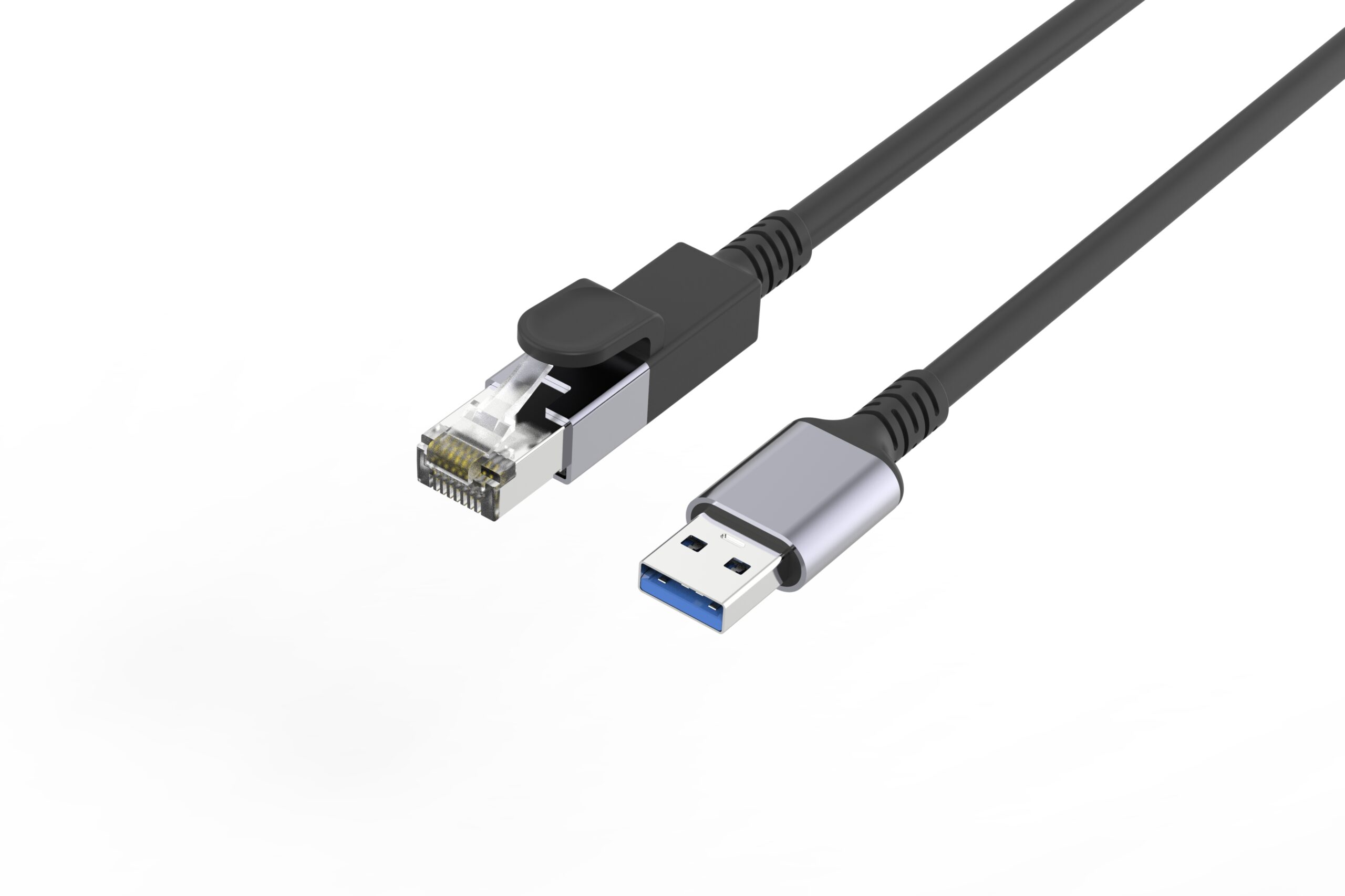 Created using Luxion Technology (luxion.com) USB 3.0 to RJ45 Ethernet Cable - Image 1