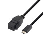 USB-C Male to Female Keystone Cable 10G