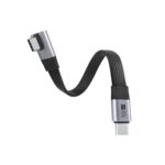 USB C USB4 V2.0 Flat 80Gbps Cable 180 Degree angle - Image 3